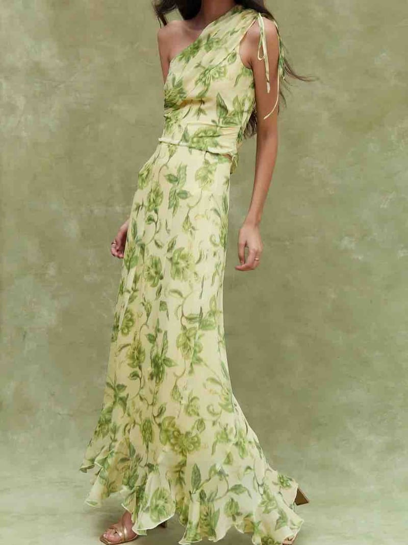 Alquilar Conjunto verde lima de Baymo — vestido de invitada para bodas, comunión, bautizo o graduación en Jointy