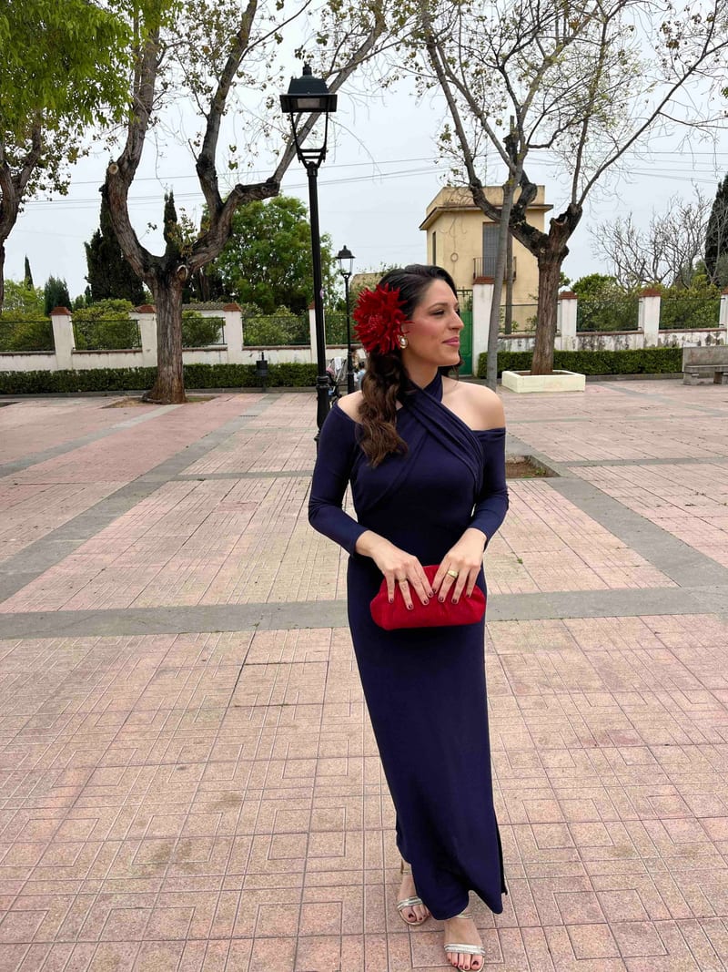 Alquilar Vestido invitada de miphai, talla S, en Jointy