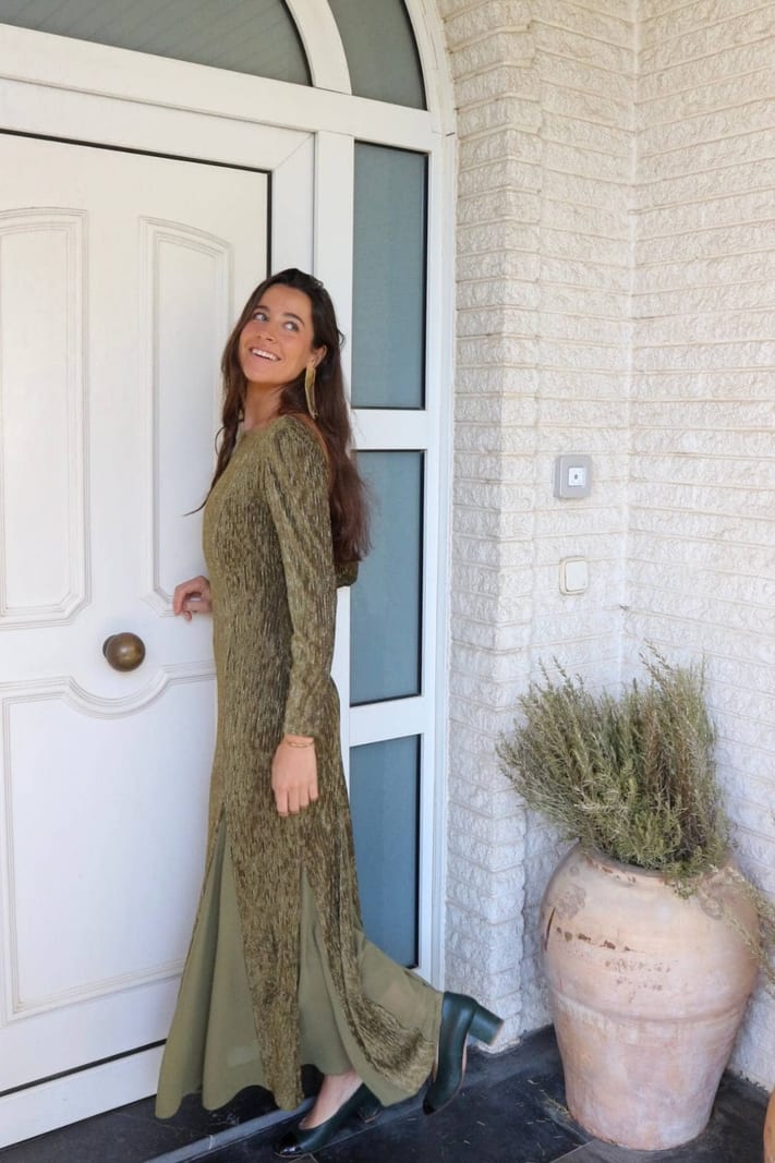 Alquilar Vestido Lania Verde de Lady Pipa — vestido de invitada para bodas, comunión, bautizo o graduación en Jointy