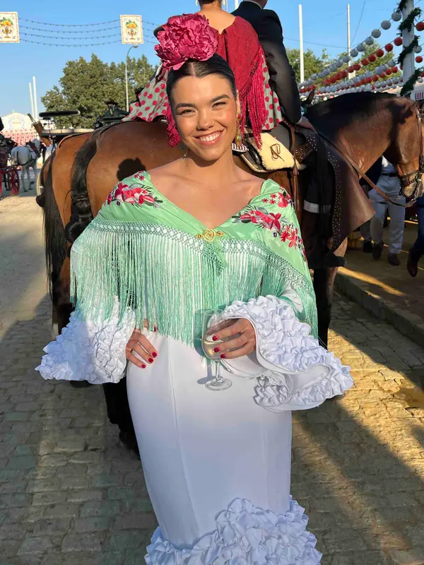 Alquilar Traje de flamenca Sibilina de Sibilina Flamenca, talla M, en Jointy