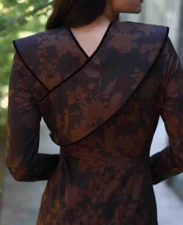 Alquilar Vestido marrón de Mattui Collection, talla M, en Jointy