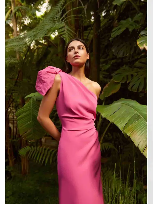 Alquilar Vestido invitada rosa de REDONDO BRAND, talla XS, en Jointy