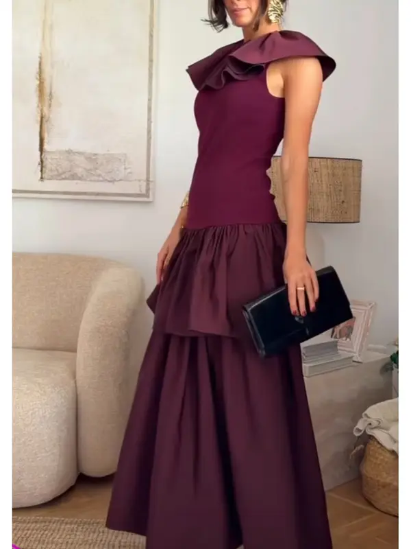 Alquilar vestido Coosy volantes budeos, talla S, en Jointy