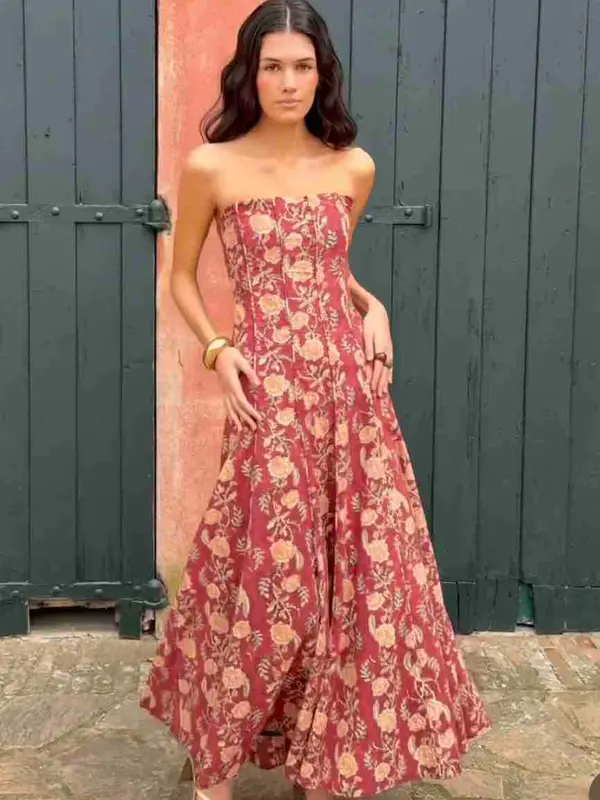 Alquilar Vestido flores boda de Baymo, talla XS, en Jointy