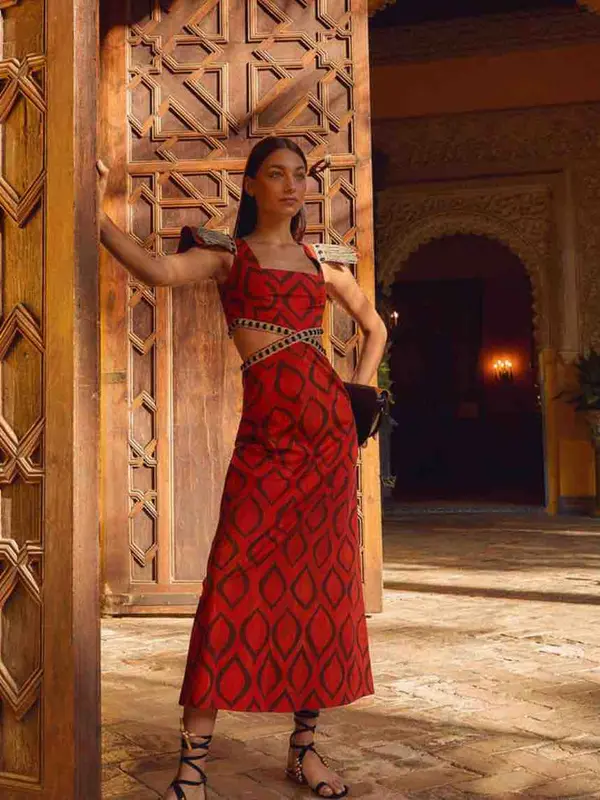 Alquilar Vestido invitada de The IQ Collection, talla S, en Jointy