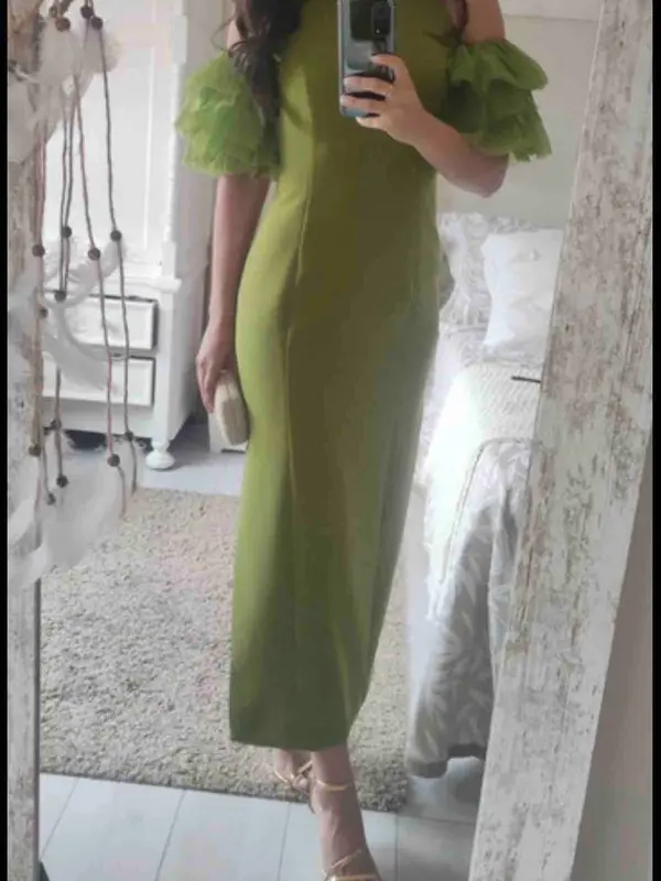 Alquilar Vestido Vera Redondo Brand verde talla S, talla S, en Jointy