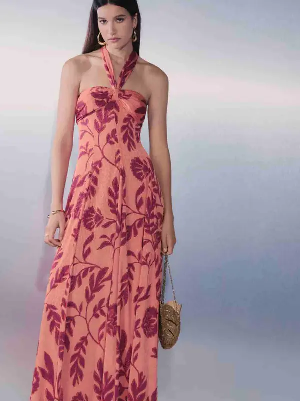 Alquilar Vestido largo estampado Tintoretto, talla S, en Jointy