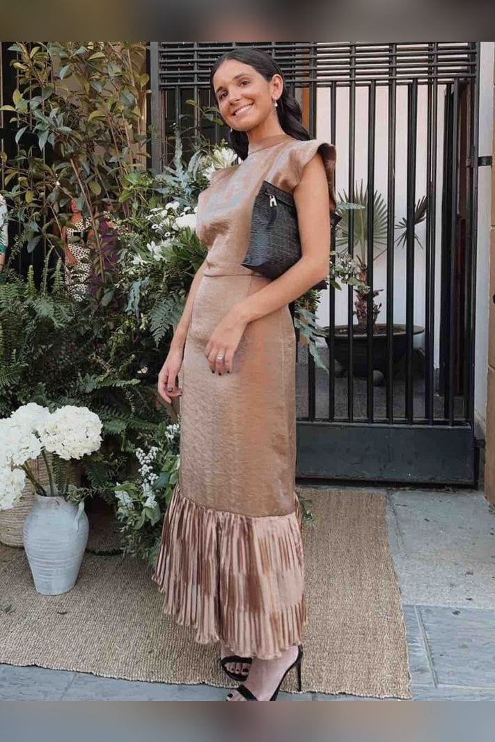 Alquilar Vestido bronce edición limitada de The IQ Collection en Jointy